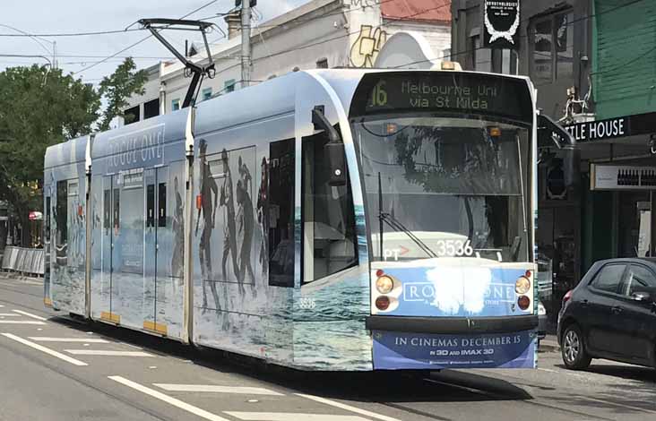 Yarra Trams Combino Rogue One 3536